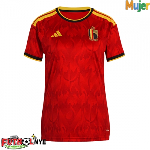 Camiseta Bélgica Primera Equipación para mujer Mundial 2026 manga corta